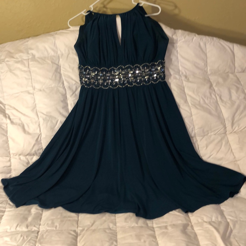 Formal Dress Dark Teal Green Sz 8